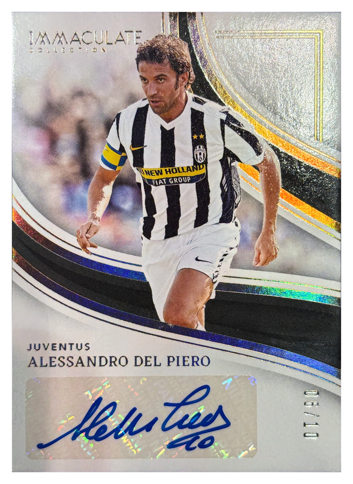 Alessandro Del Piero — 2023/24 Panini Immaculate Collection Splendid Signatures Auto /10 - fronte