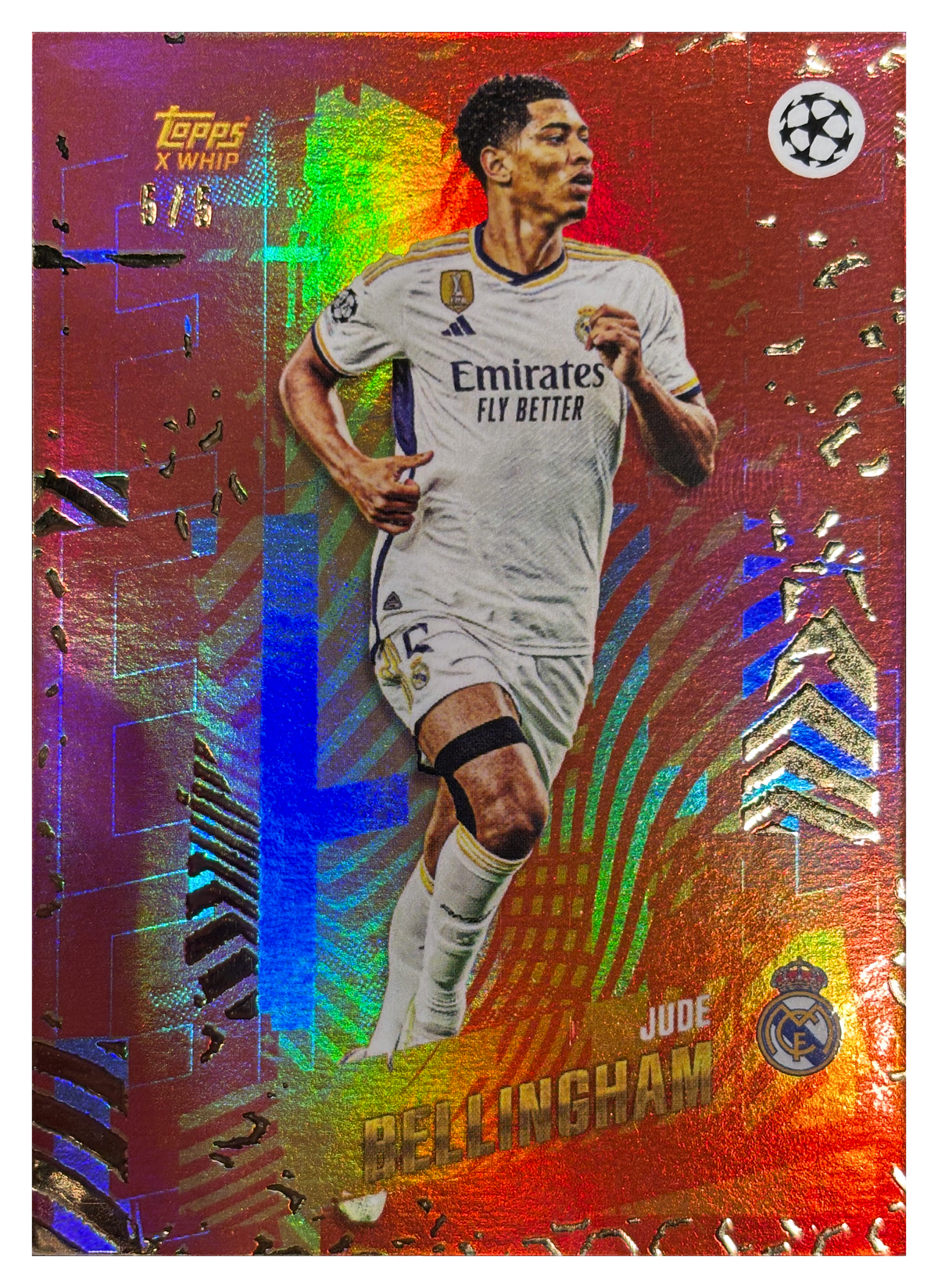Jude Bellingham — 2023 Topps x Whip UEFA /5 - fronte
