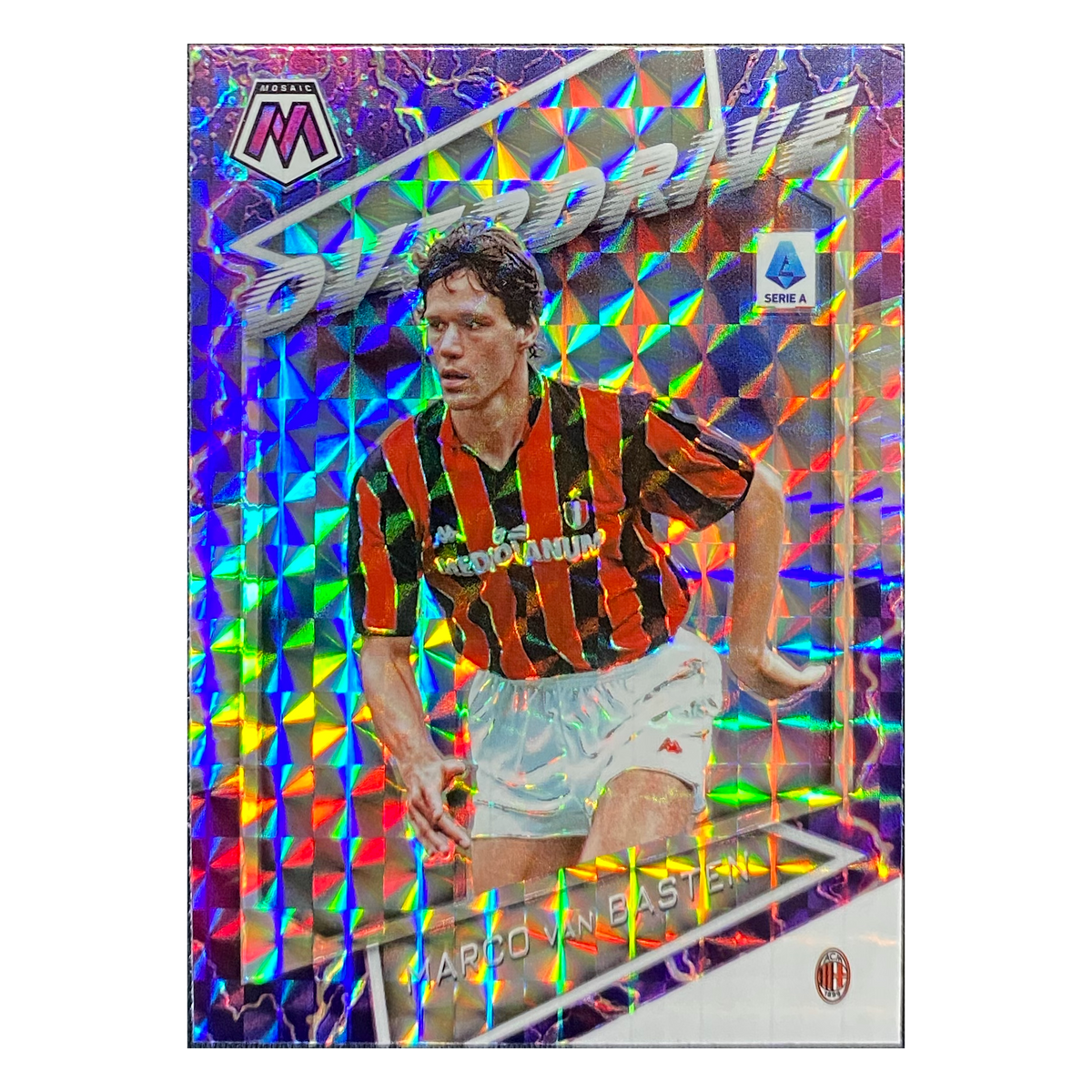 Marco van Basten - 2021/22 Panini Mosaic Serie A Overdrive Mosaic Prizm #2 - front