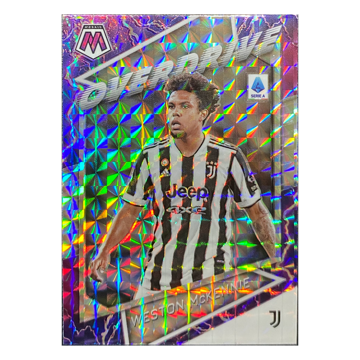 WESTON MCKENNIE - 2021/22 Panini Mosaic Serie A Overdrive Mosaic Prizm #5 - front
