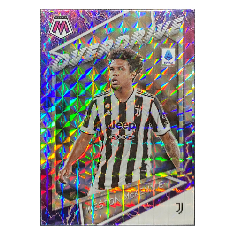 WESTON MCKENNIE - 2021/22 Panini Mosaic Serie A Overdrive Mosaic Prizm #5 - front
