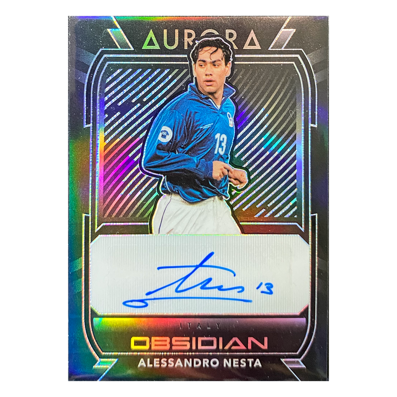 ALESSANDRO NESTA - 2020/21 Panini Obsidian Aurora Auto #AU-AN /149 - front