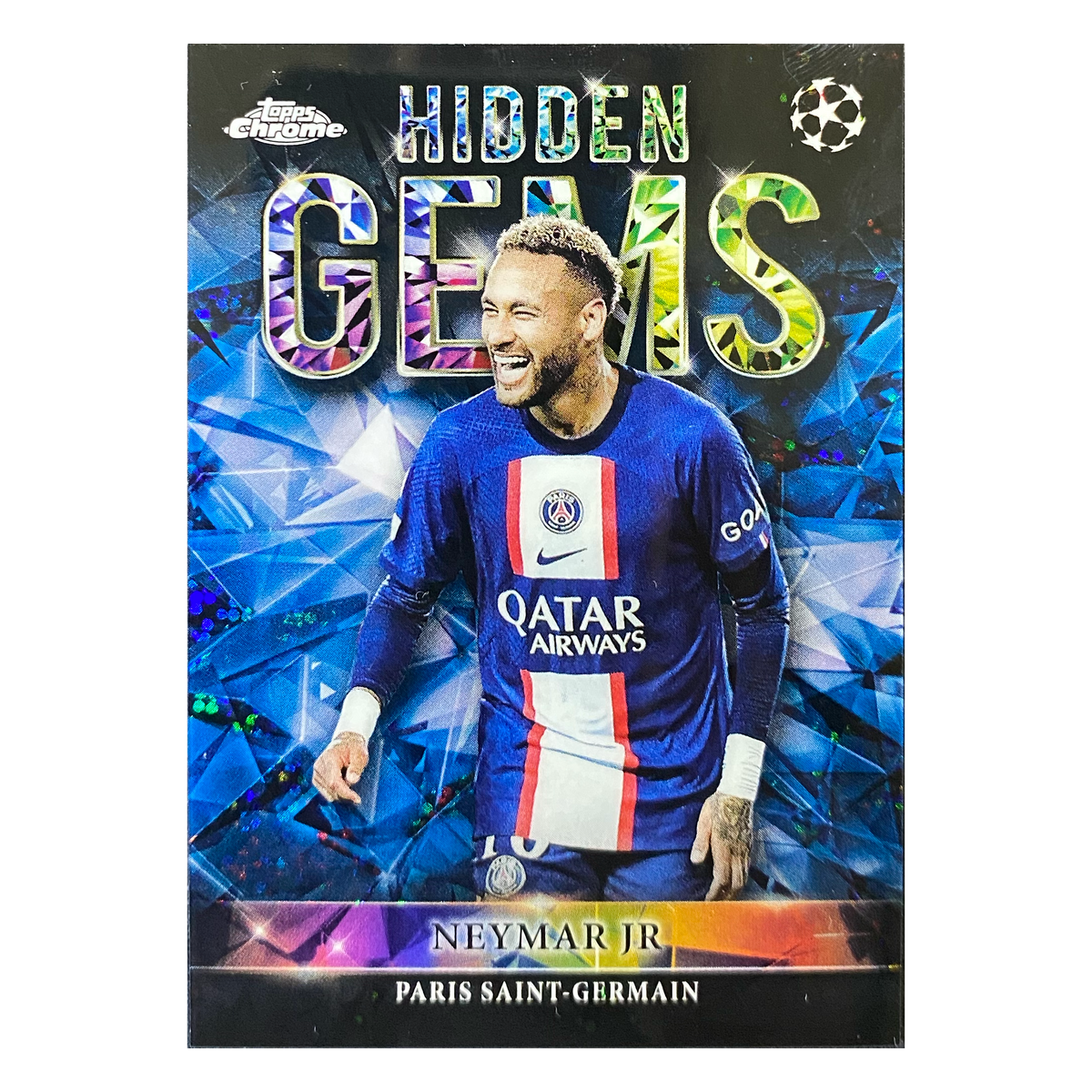 NEYMAR JR. - 2022/23 Topps Chrome UEFA Hidden Gems #HG-17 - front