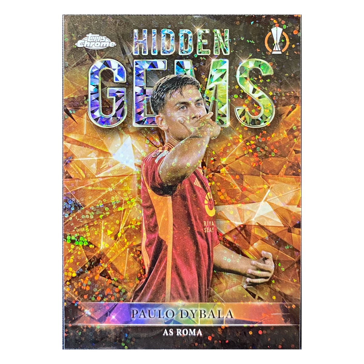 PAULO DYBALA - 2023/24 Topps Chrome UEFA Hidden Gems #HG-24 - front
