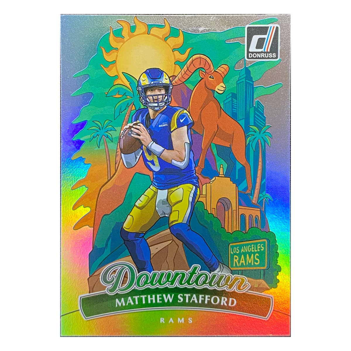 MATTHEW STAFFORD - 2025 Panini Donruss Downtown #6 - front