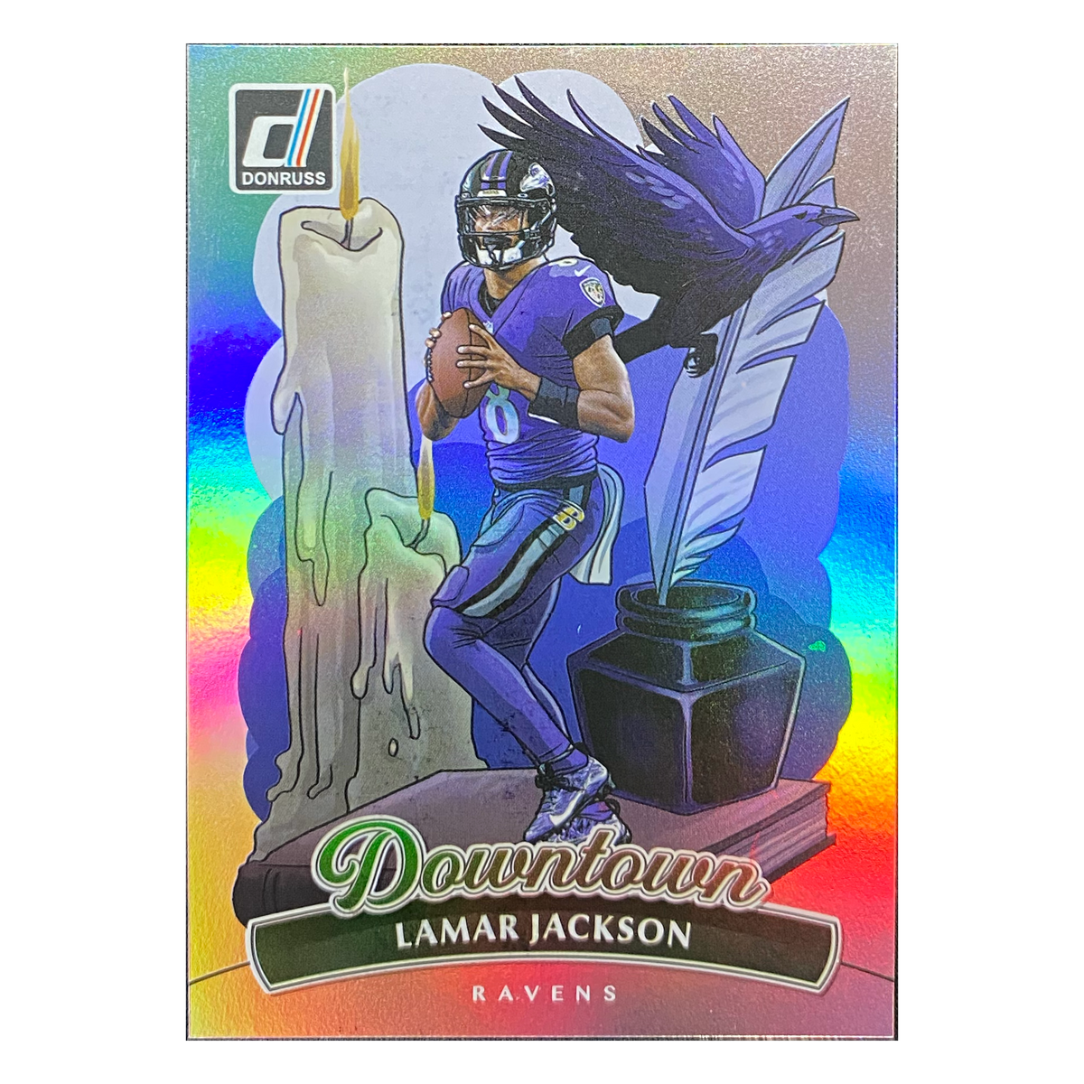 LAMAR JACKSON - 2025 Panini Donruss Downtown #1 - front