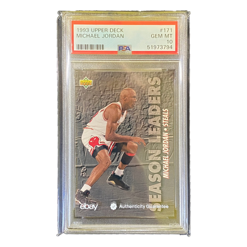 MICHAEL JORDAN - 1993/94 Upper Deck Season Leaders #171 PSA 10 - front