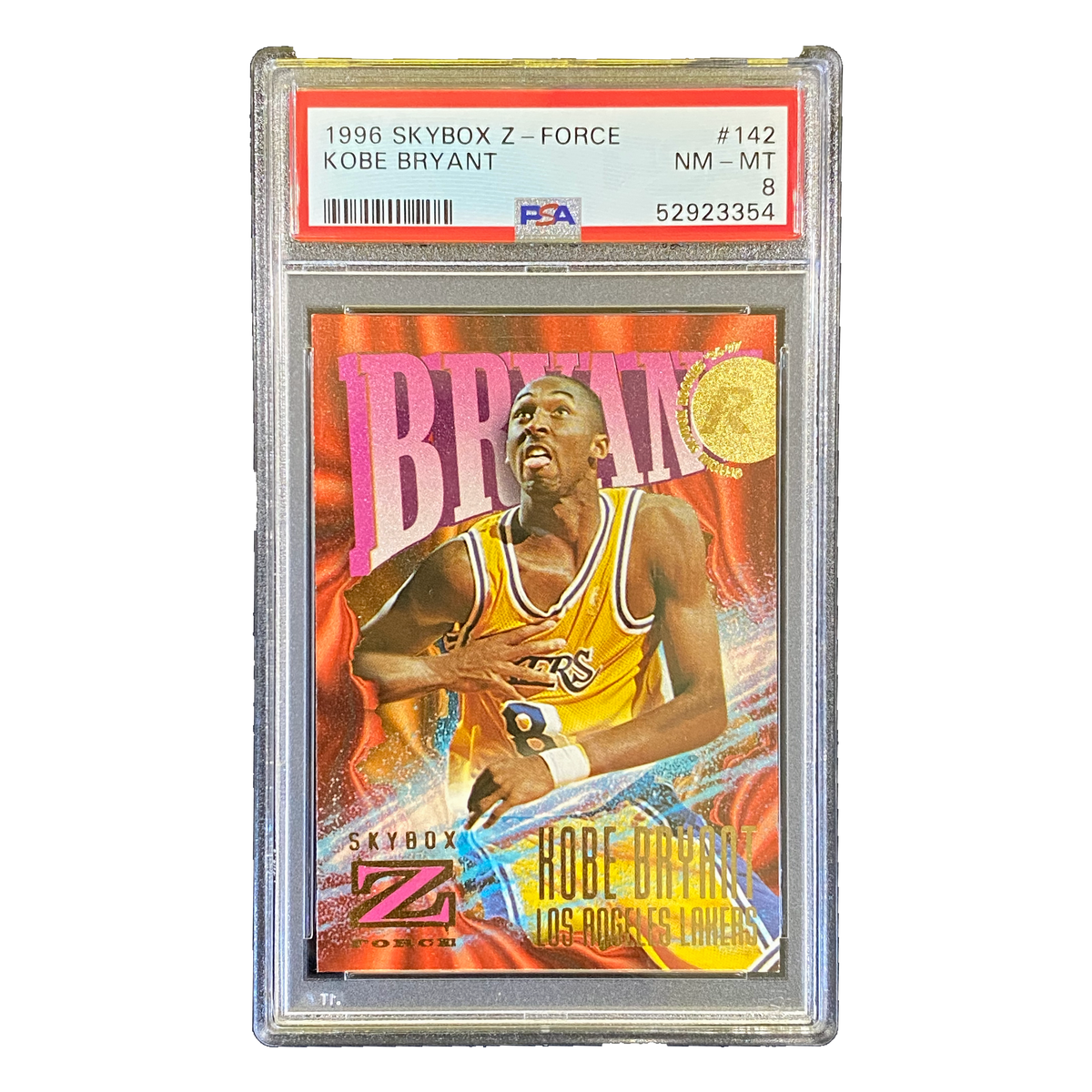 KOBE BRYANT - 1996/97 SkyBox Z-Force RC #142 PSA 8 - front