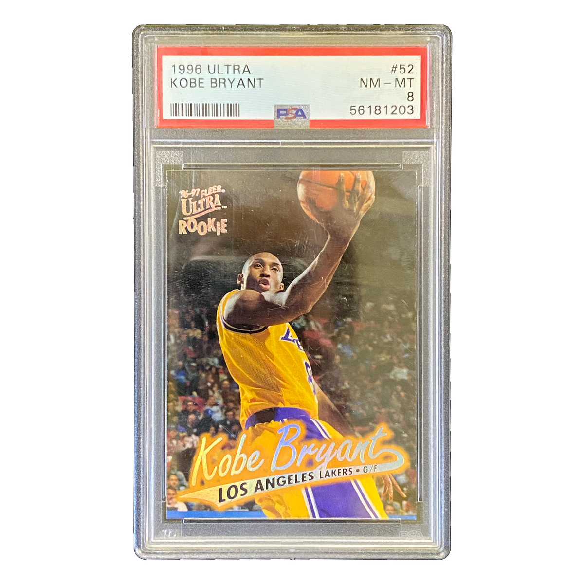 KOBE BRYANT - 1996/97 Fleer Ultra RC #52 PSA 8 - front