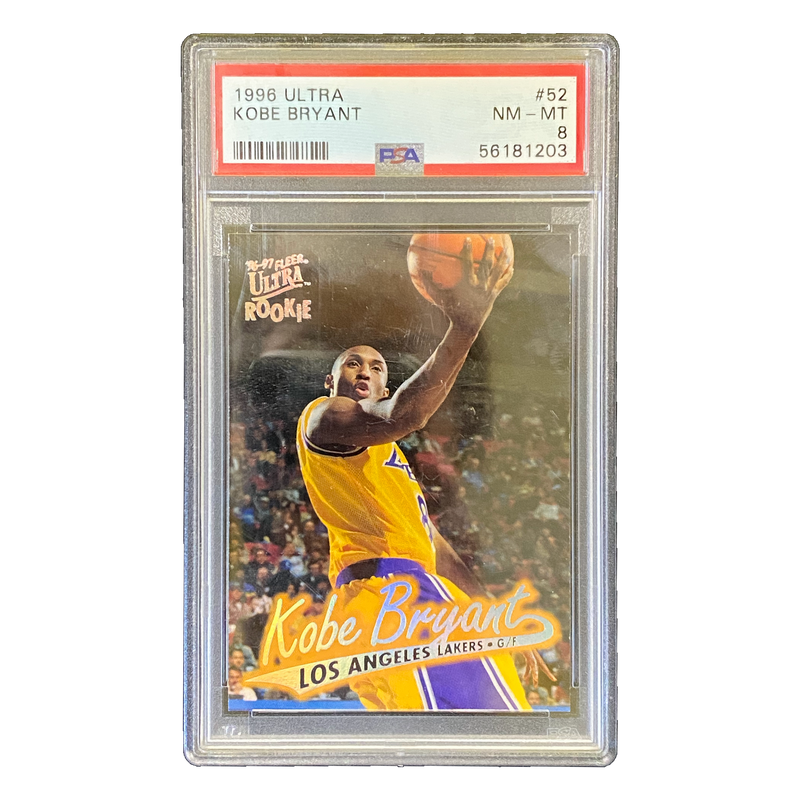 KOBE BRYANT - 1996/97 Fleer Ultra RC #52 PSA 8 - front