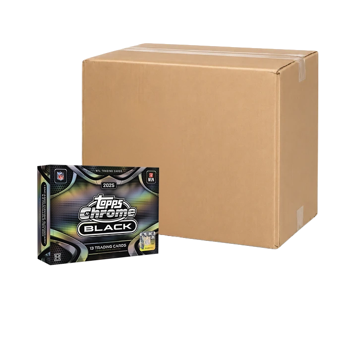 2025 Topps Chrome Black Football Hobby Case (PRE-ORDER)