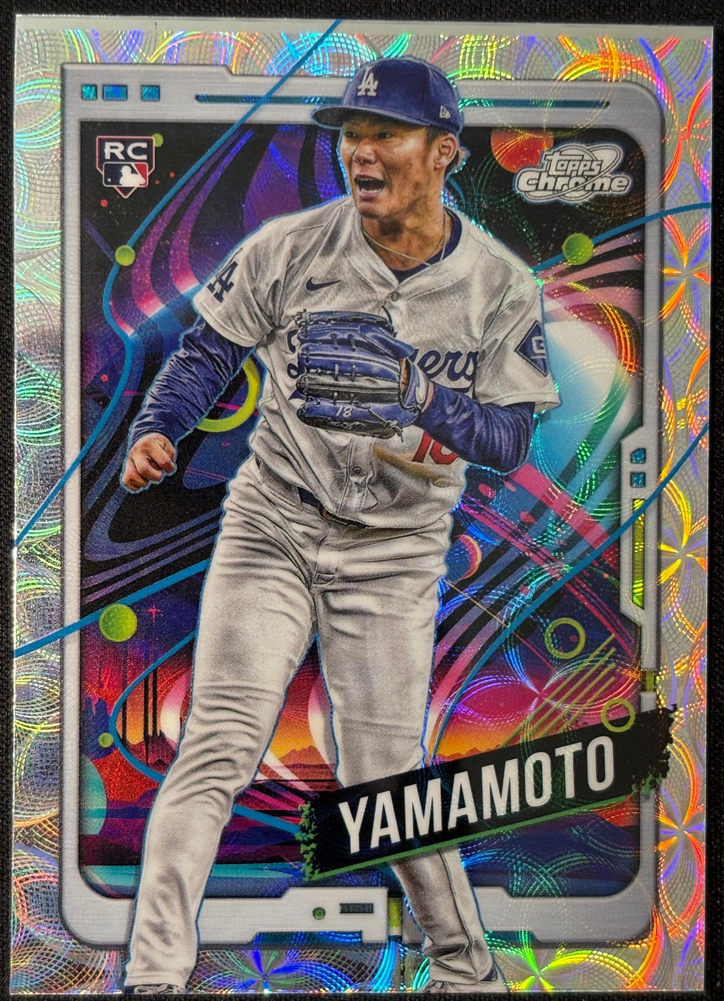 YOSHINOBU YAMAMOTO - 2024 Topps Cosmic Chrome Baseball Nucleus RC