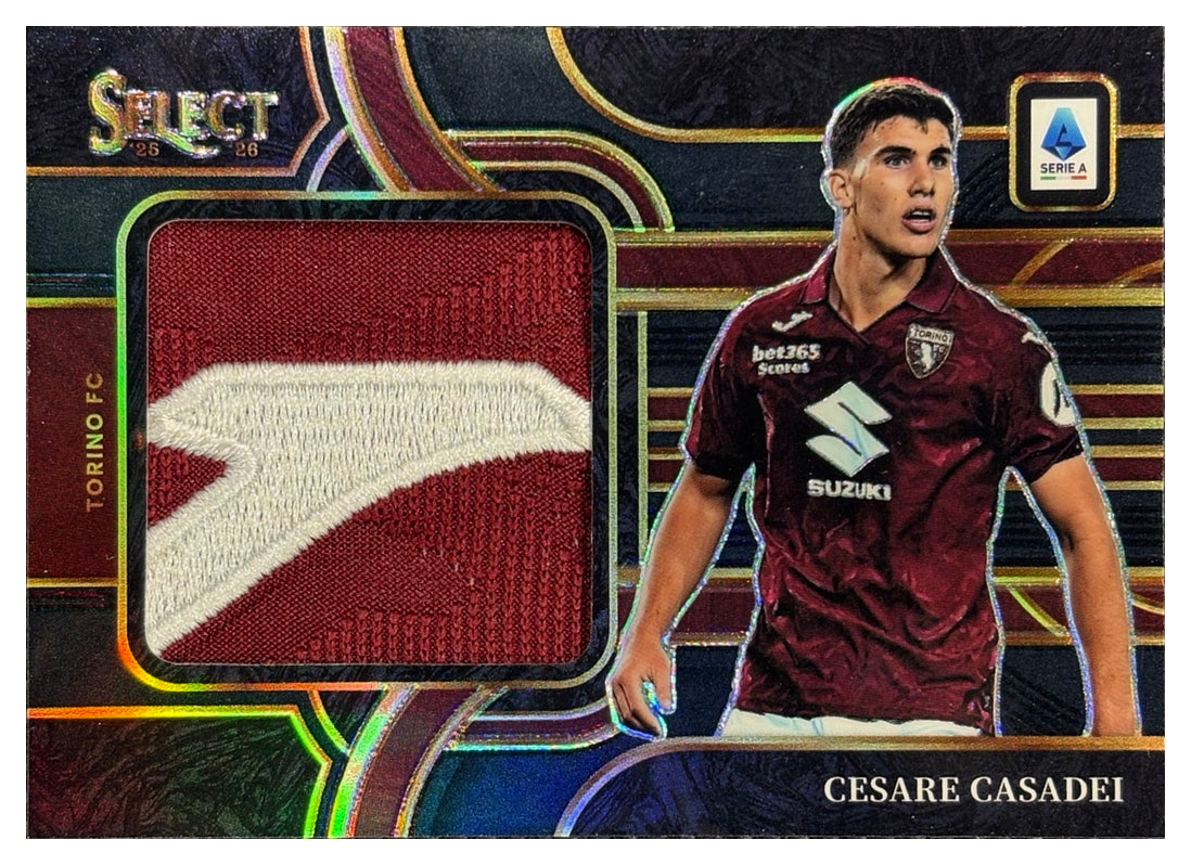 Cesare Casadei - 2025/26 Panini Select Serie A Jumbo Swatches #JS-CCA 1/1 - fronte