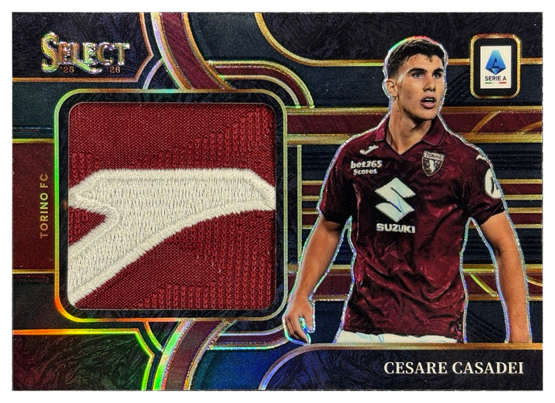 Cesare Casadei - 2025/26 Panini Select Serie A Jumbo Swatches #JS-CCA 1/1 - fronte