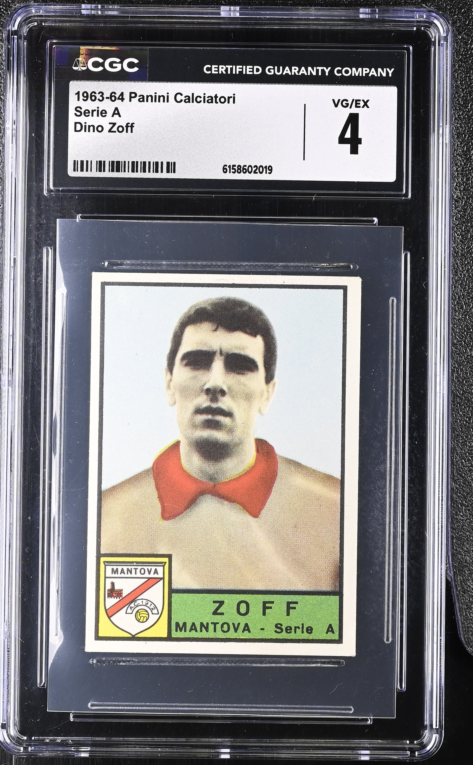 DINO ZOFF - 1963/64 Panini Calciatori Serie A CGC 4 - front