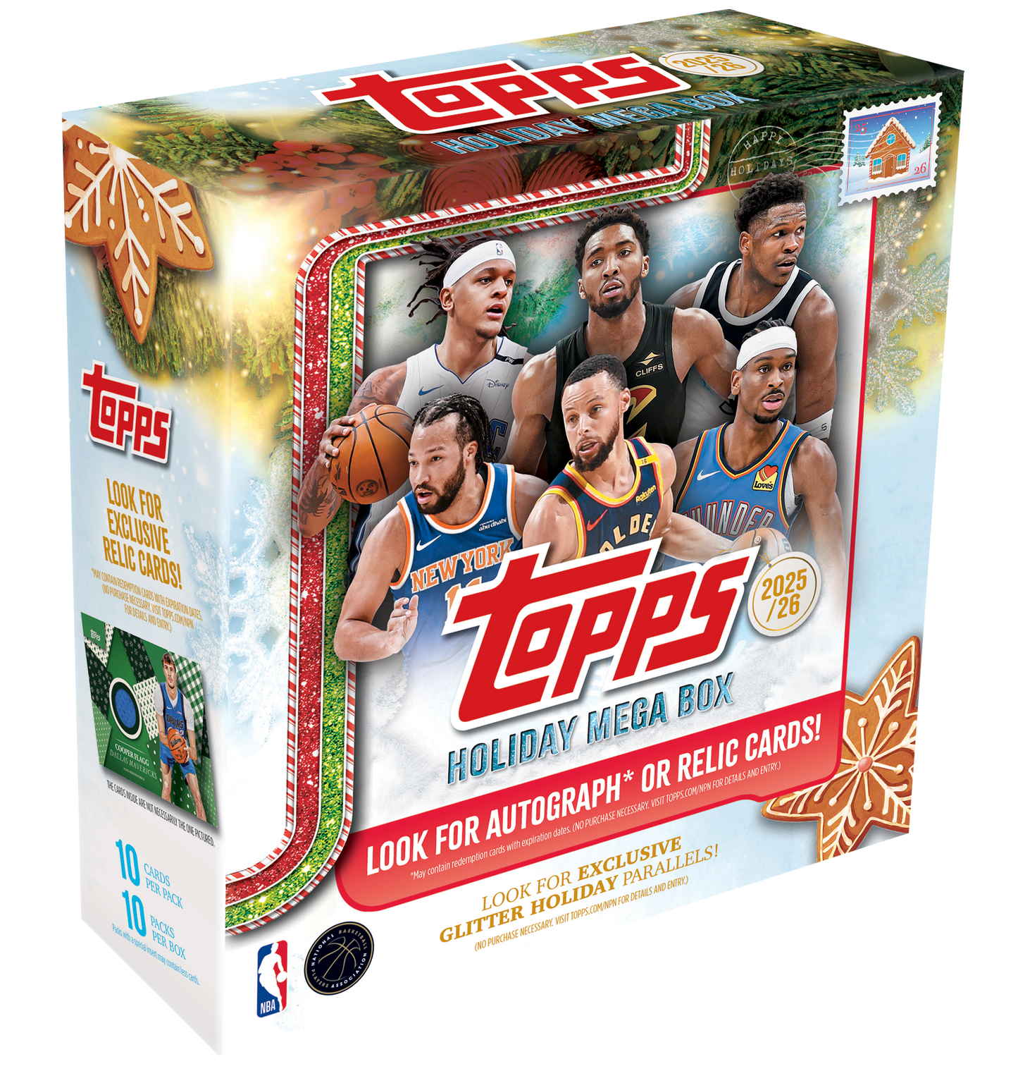 2025/26 Topps Basketball NBA Holiday Mega Box