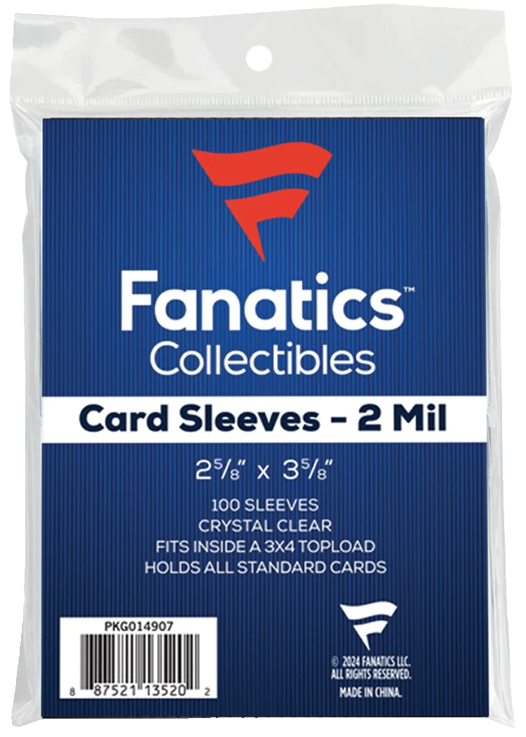 Fanatics Collectibles Soft Sleeves - 100 Count