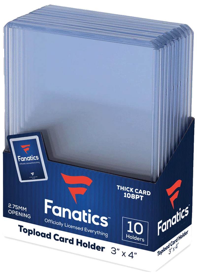 Fanatics Collectibles Top Loaders - 108pt - 10 Count