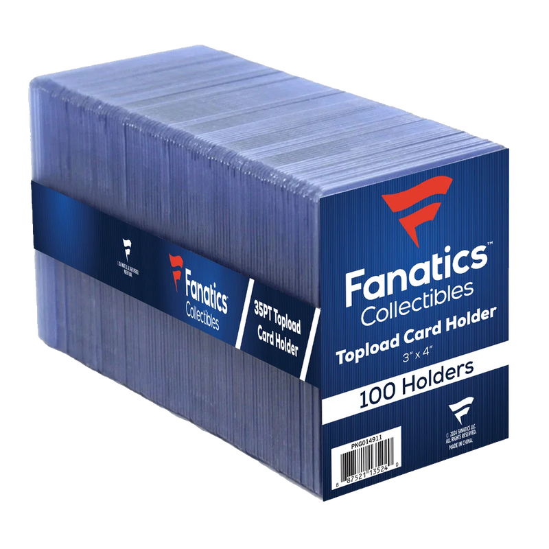 Fanatics Collectibles Top Loaders - 35pt - 100 Count