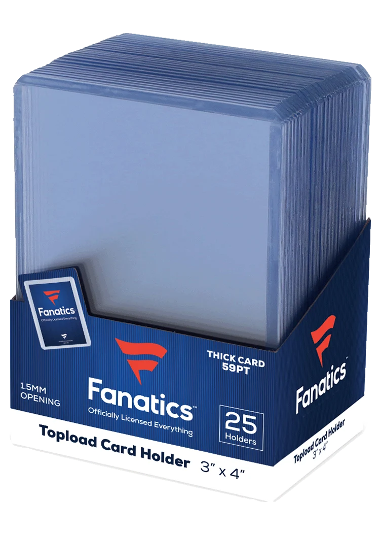 Fanatics Collectibles Top Loaders - 59pt - 25 Count
