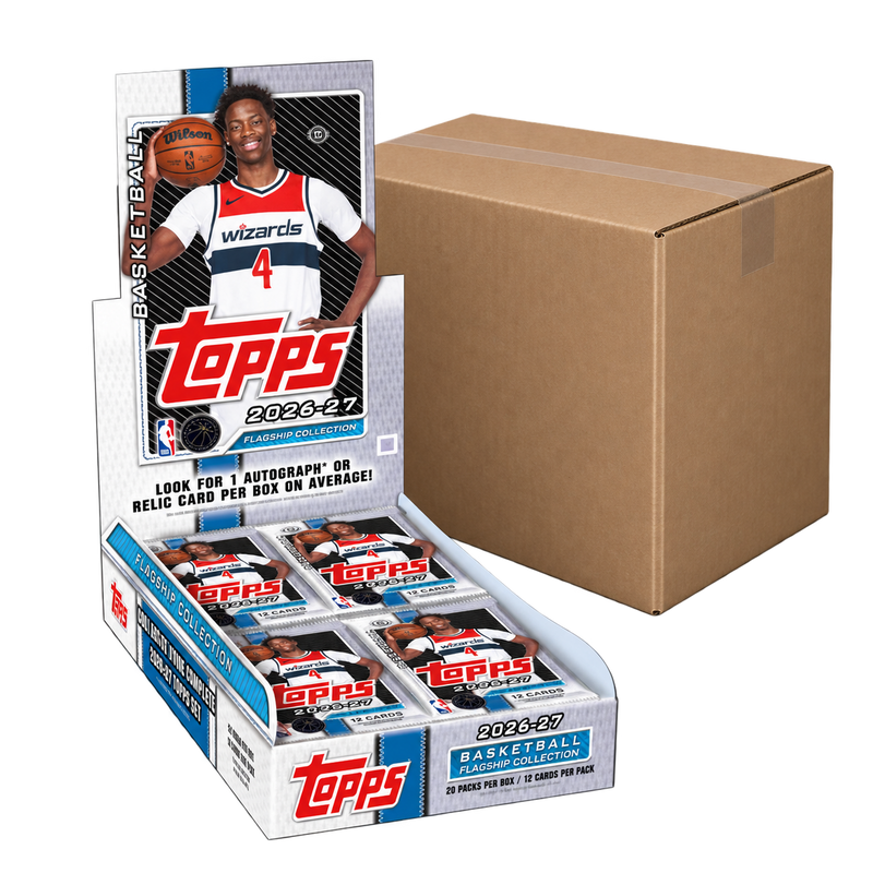 2026/27 Topps Flagship Basketball Hobby Case — 12 Boxes (PRE-ORDER) — illustrative plain carton