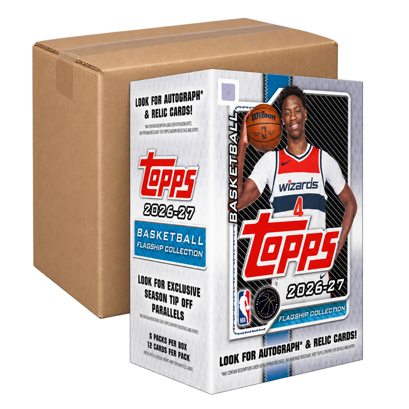 2026/27 Topps Flagship Basketball Value Case — 40 Boxes (PRE-ORDER) — illustrative plain carton