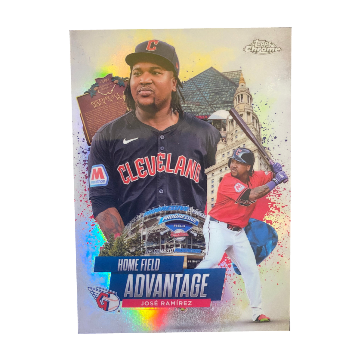 José Ramírez - 2025 Topps Chrome Home Field Advantage #HA-27 - front