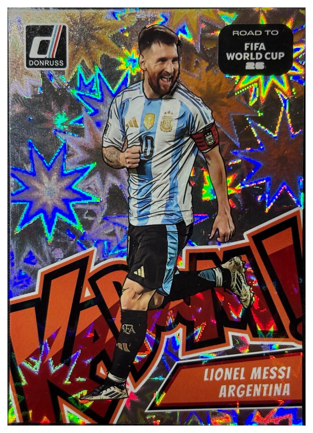 LIONEL MESSI 2025/26 Panini Donruss Road to FIFA World Cup 26 Kaboom! #1 - front
