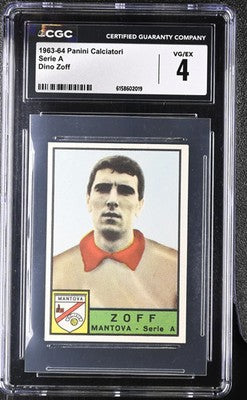 DINO ZOFF - 1963/64 Panini Calciatori Serie A Mantova CGC 4 - front