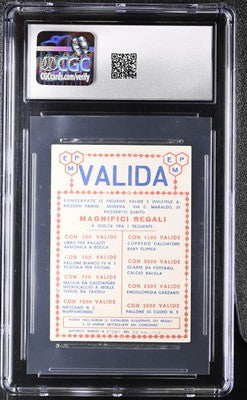 CESARE MALDINI - 1963/64 Panini Coppa dei Campioni Valida Back CGC 3.5 - back