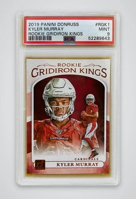 KYLER MURRAY - 2019 Panini Donruss Rookie Gridiron Kings RC #RGK-1 PSA 9 - front