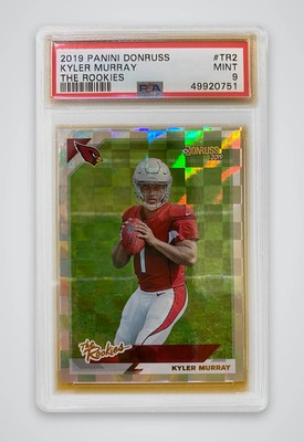 KYLER MURRAY - 2019 Panini Donruss The Rookies RC #TR-2 PSA 9 - front