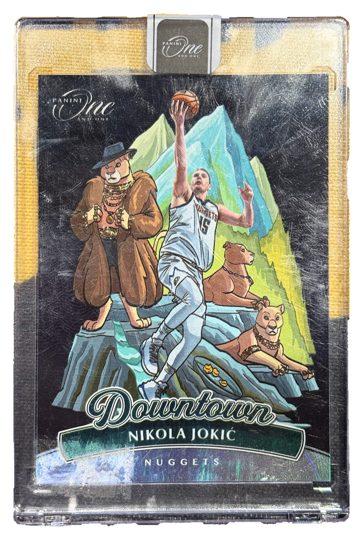 Nikola Jokić — 2023/24 Panini One and One Downtown #8 - fronte