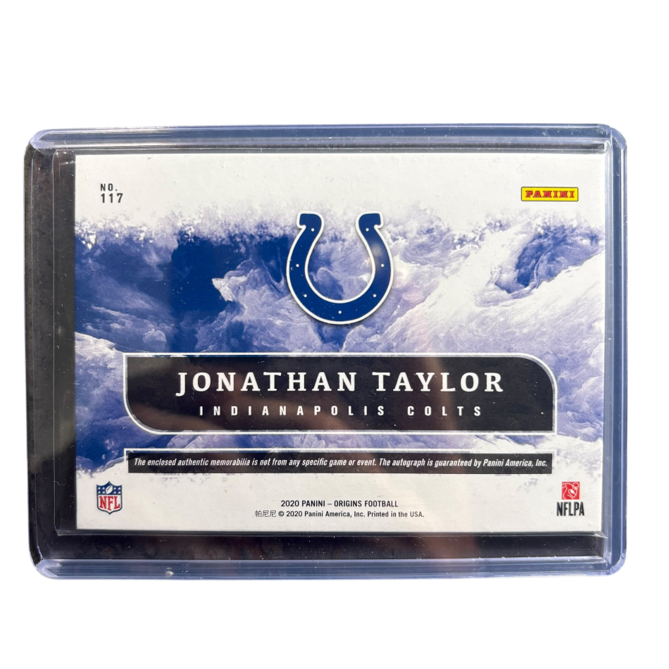 JONATHAN TAYLOR - 2020 Panini Origins Jumbo Patch Auto RC