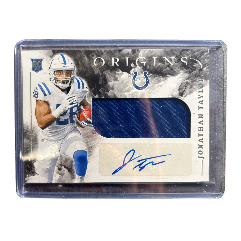 JONATHAN TAYLOR - 2020 Panini Origins Jumbo Patch Auto RC