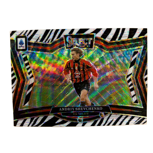 ANDRIY SHEVCHENKO - 2024/25 Panini Select Milan Level Zebra