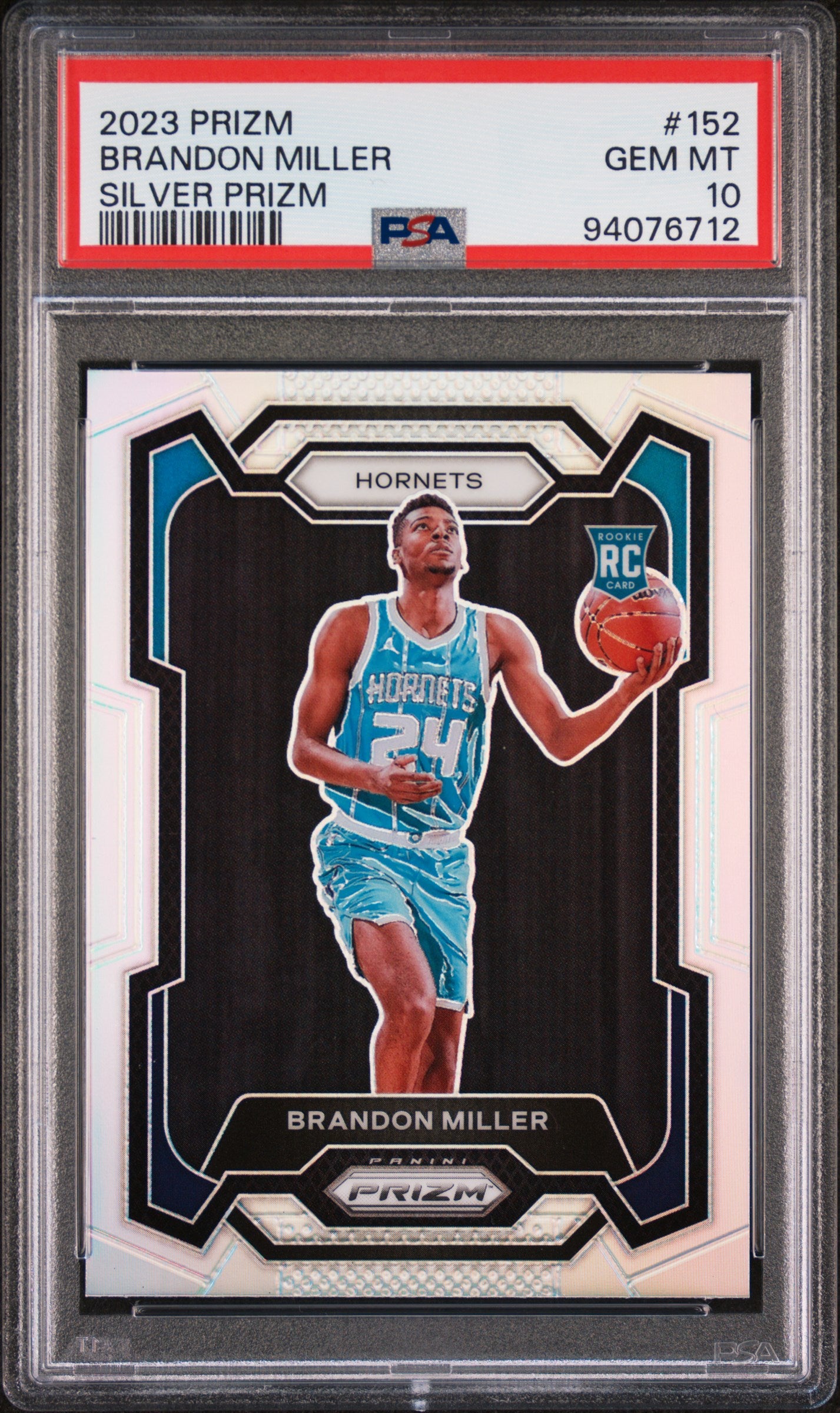 BRANDON MILLER - 2023 Prizm Silver RC PSA 10