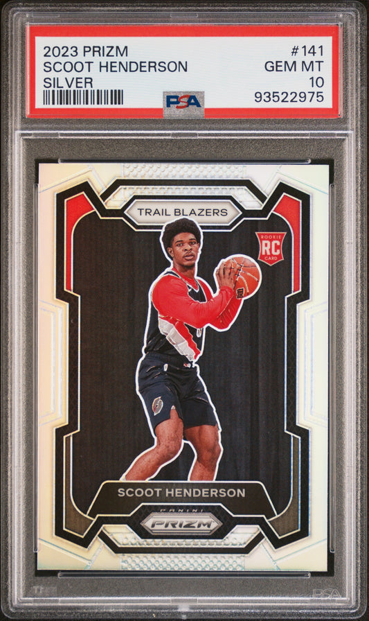 SCOOT HENDERSON - 2023 Prizm Silver RC PSA 10