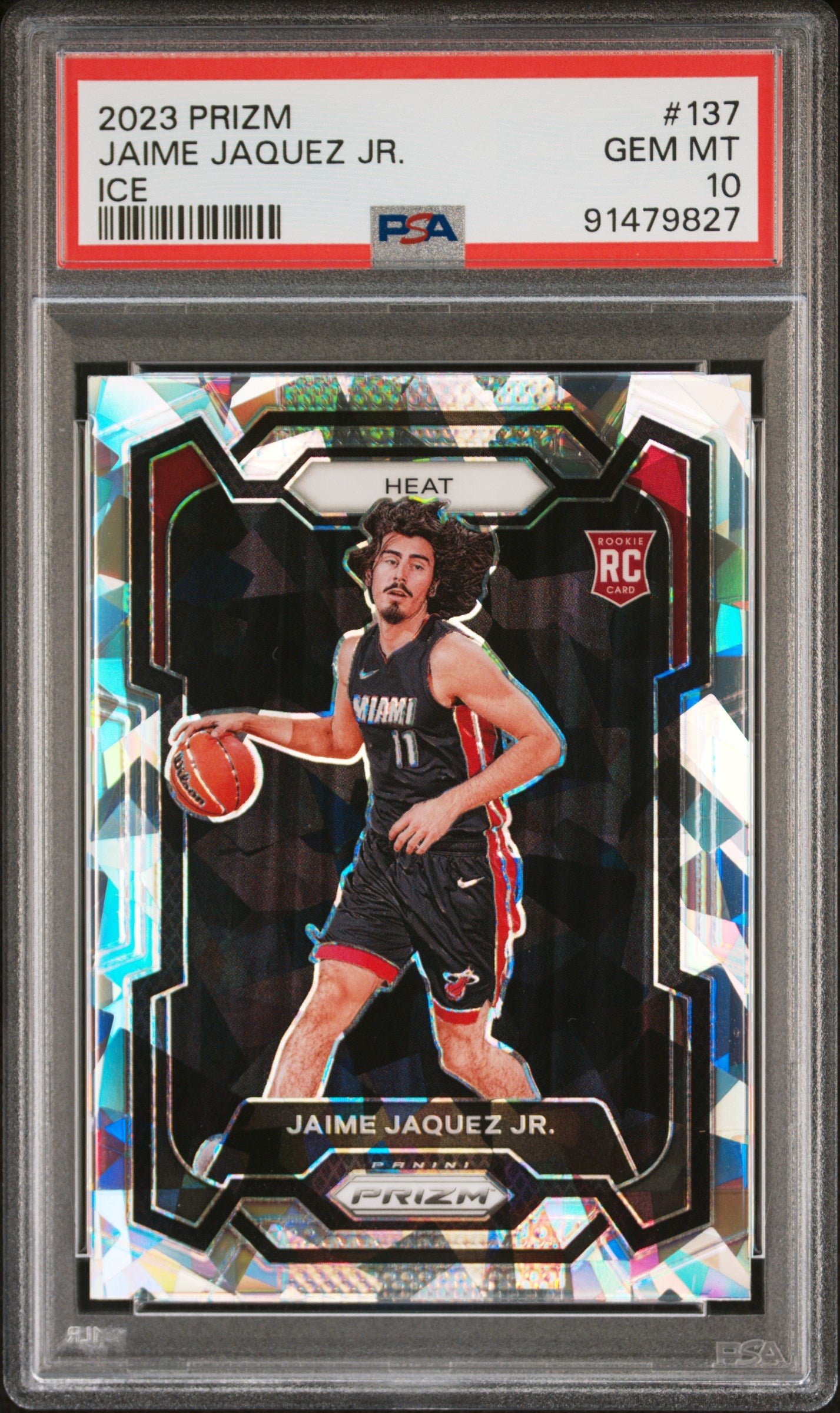 JAMIE JAQUEZ JR. - 2023 Prizm Ice RC PSA 10