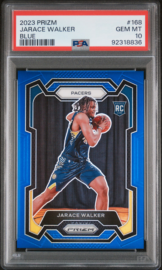 JARACE WALKER - 2023 Prizm Blue RC /199 PSA 10