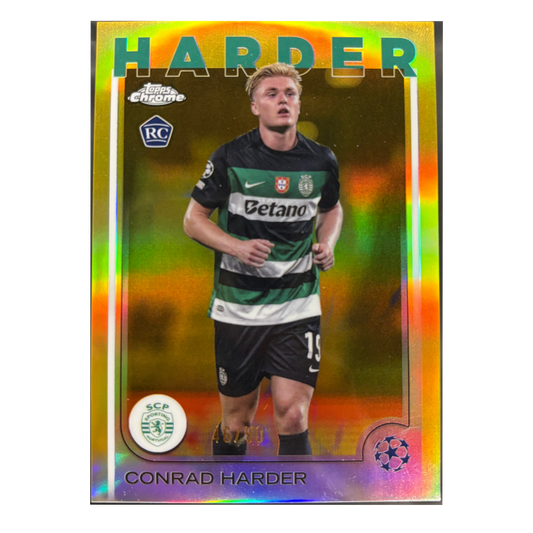HARDER - 2024/25 Topps Chrome Sporting Lisbona RC /50