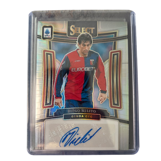 DIEGO MILITO - 2023/24 Panini Select Serie A Genoa Auto