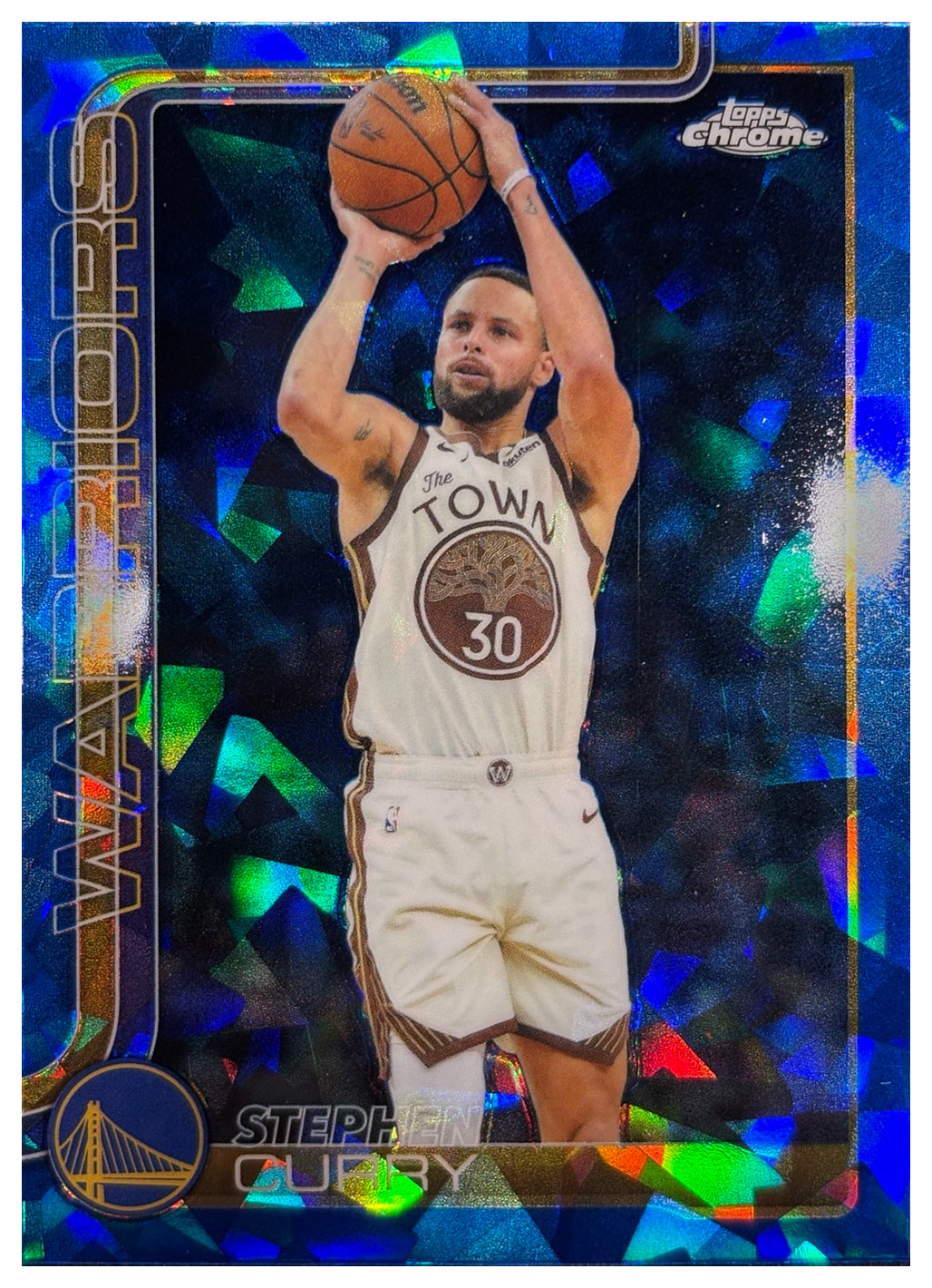 STEPHEN CURRY - 2025/26 Topps Chrome Update Sapphire NBA #14 - fronte