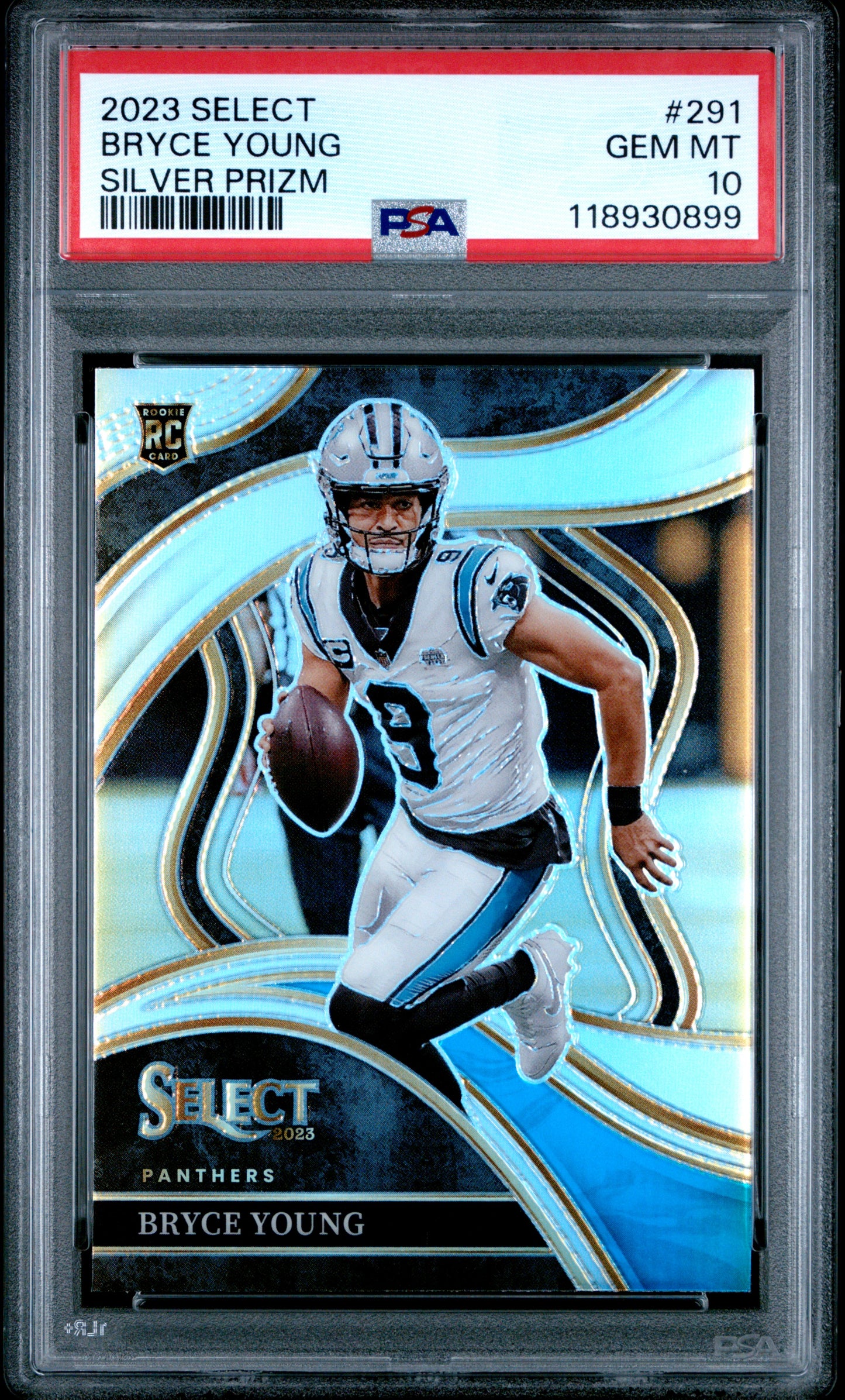 BRYCE YOUNG - 2023 Select Silver Prizm RC PSA 10