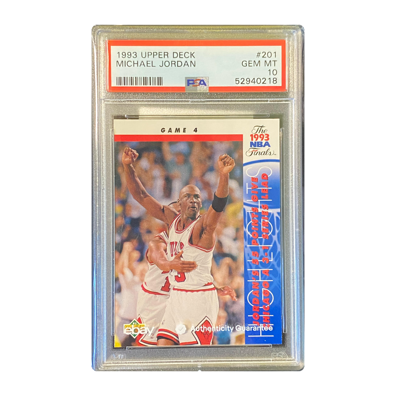 MICHAEL JORDAN - 1993/94 Upper Deck #201 - PSA 10 — front
