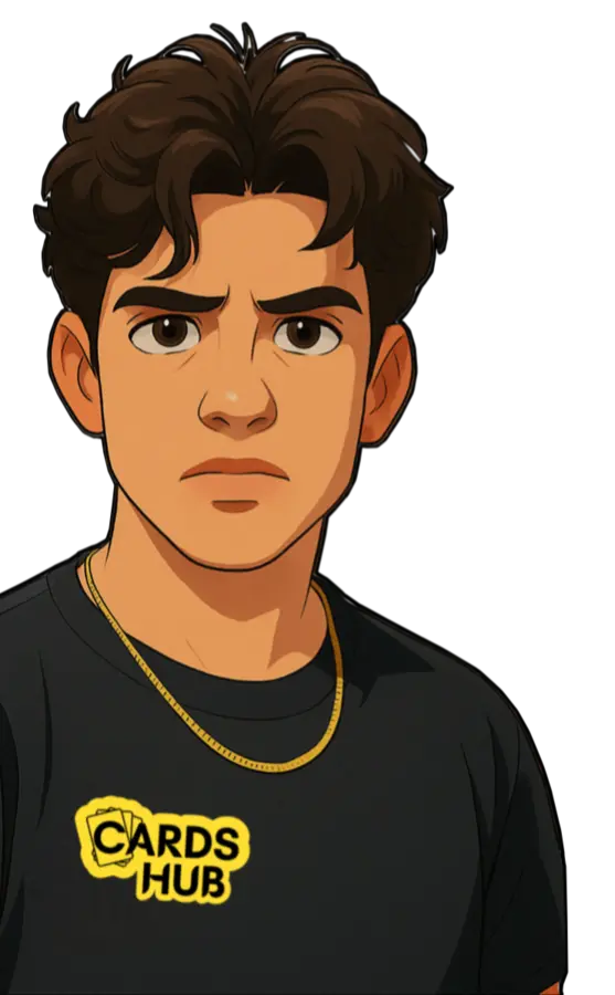 Illustriertes Porträt von Pietro Bertuzzi im Cards-Hub-Shirt